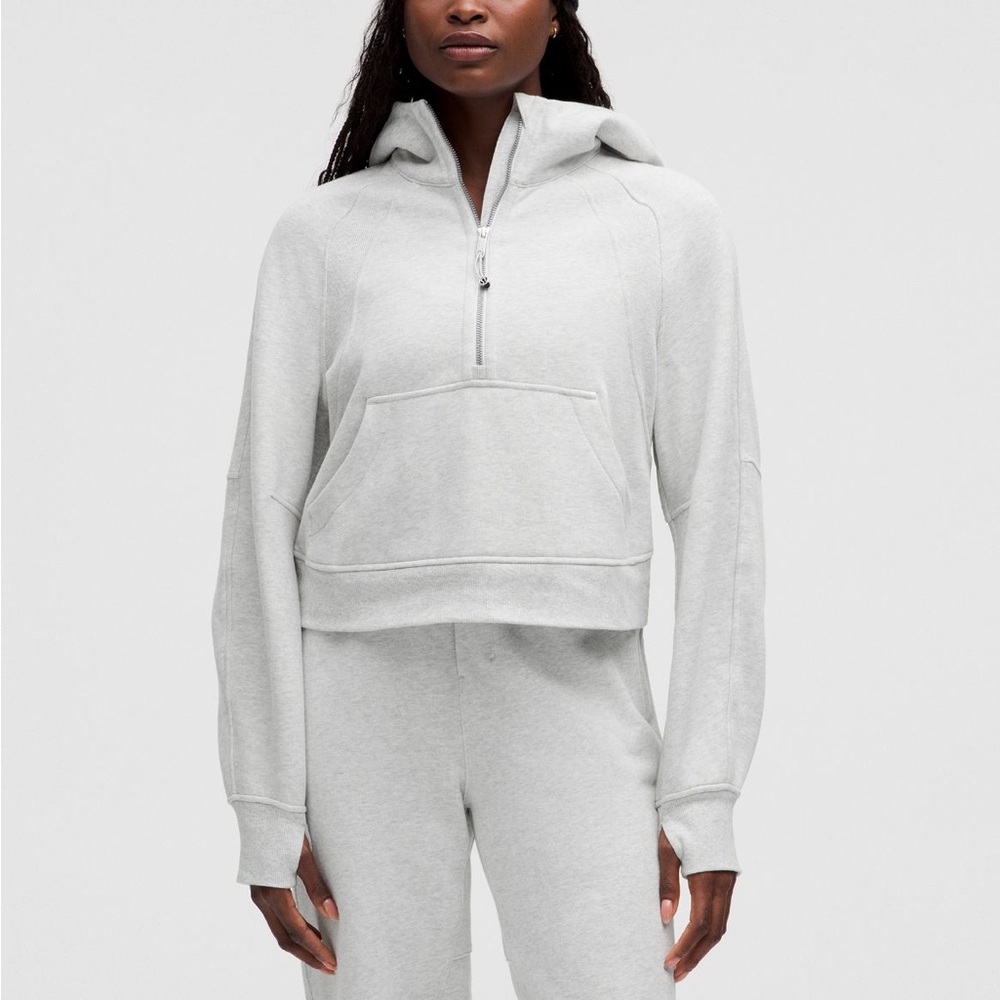 Lululemon Grey Scuba Quarter Zip